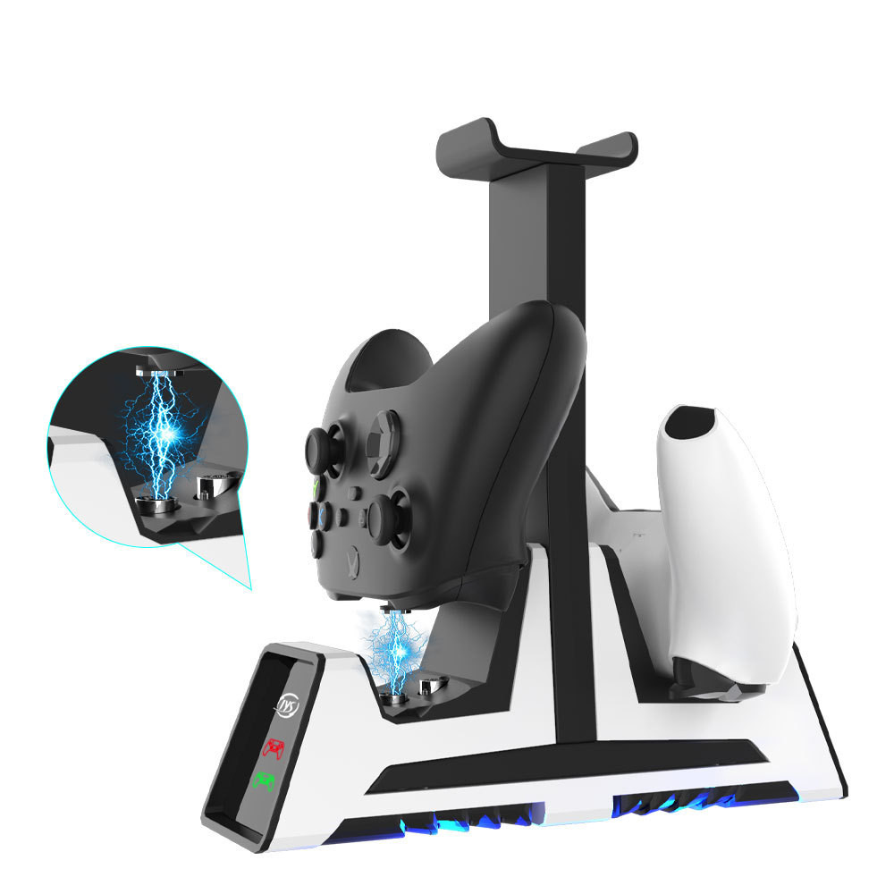 899082700653.jpg Ps5 Multifunctional Base PS4 / Nspro Handle Double Charging - Image 1