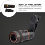 Mobile Phone Telephoto Lens with Universal Clip
