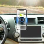 Qi Wireless Car Charger Magnetic Air Vent Phone Mount - Image 3